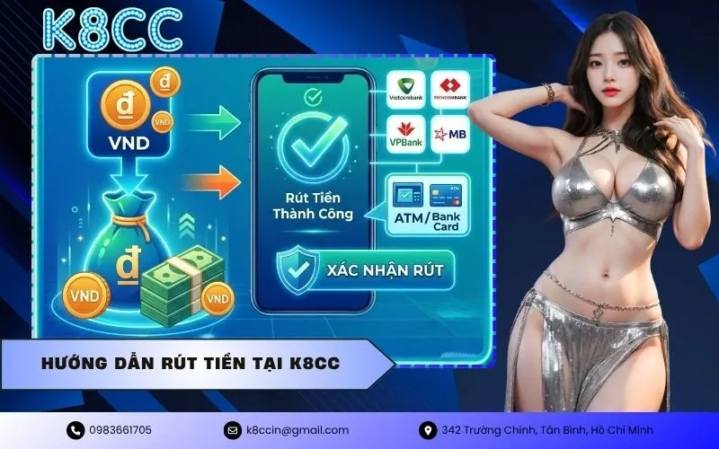Hướng Dẫn Rút Tiền Tại K8CC