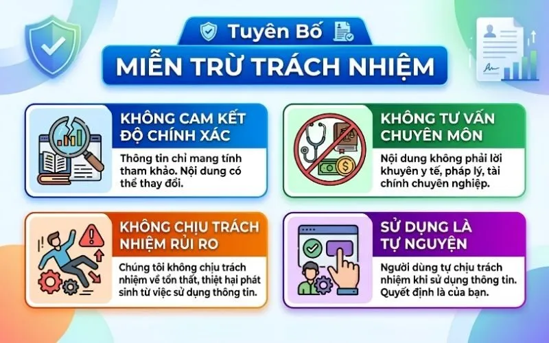 Tuyên bố không chịu trách nhiệm về liên kết bên thứ ba