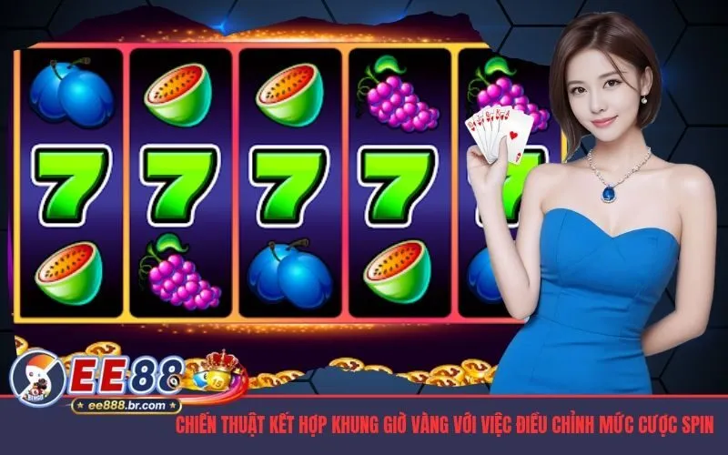 Chiến thuật kết hợp khung giờ vàng với việc điều chỉnh mức cược spin