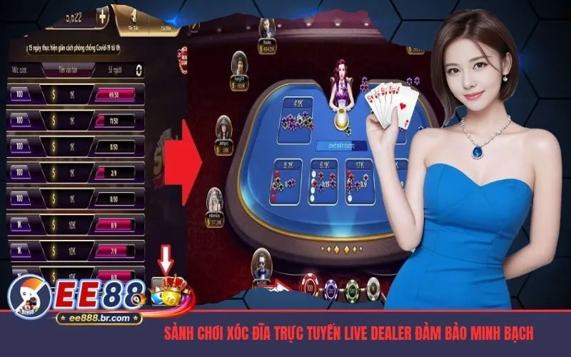 Sảnh Chơi Xóc Đĩa Trực Tuyến
