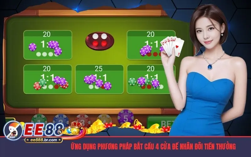 Ứng dụng phương pháp bắt cầu 4 cửa để nhân đôi tiền thưởng